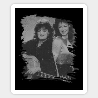 The Judds // Retro poster Sticker